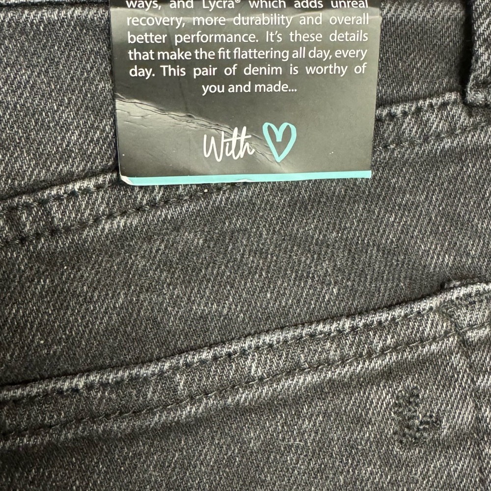 LuLaRoe Women's Flare Eclipse Wash Black Denim Jeans Size 32 - Picture 7 of 9